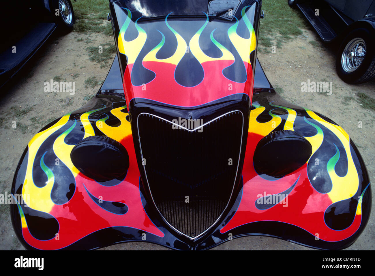 Années 1990 CUSTOM CAR SHOW PARC DES EXPOSITIONS DE NEW YORK NEW YORK USA Banque D'Images