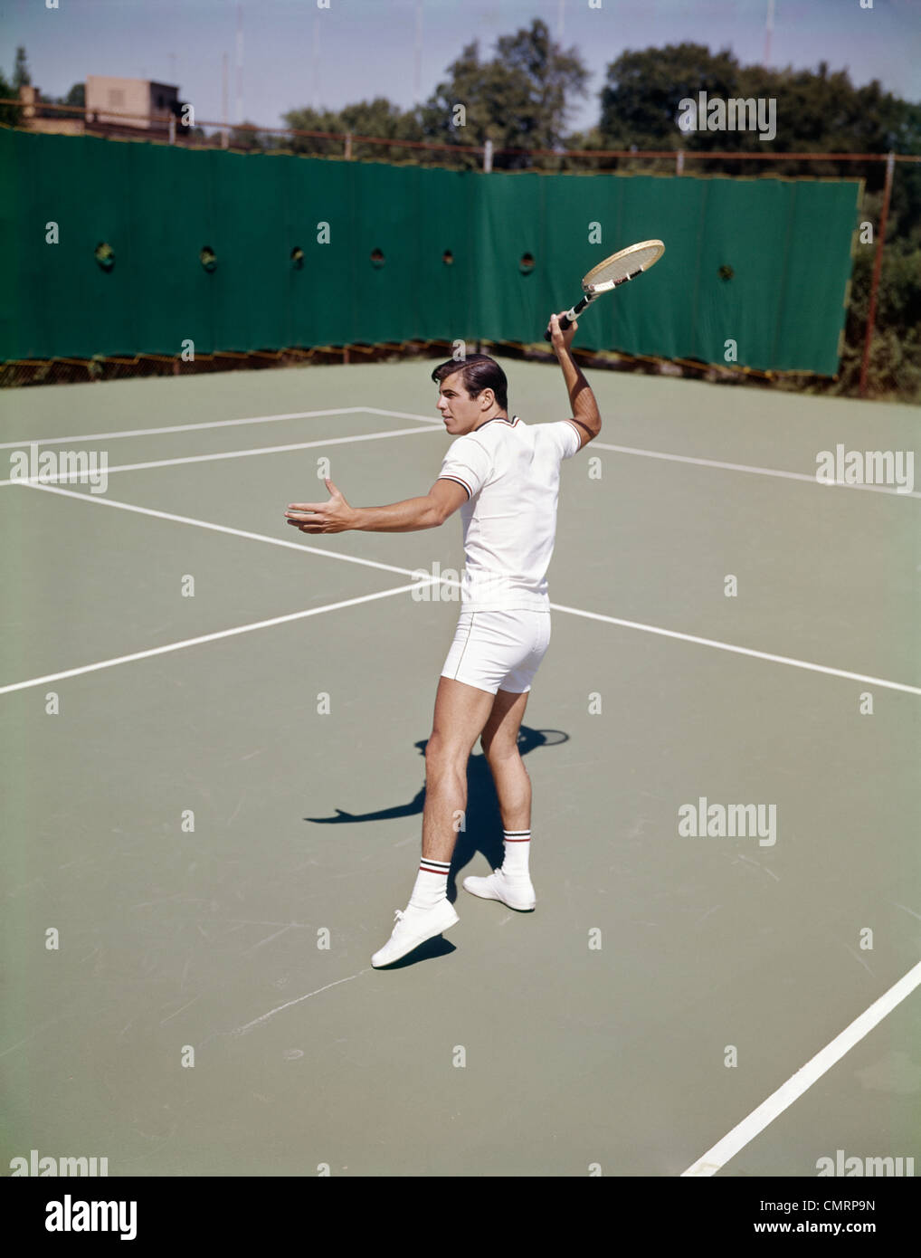 Tennis player retro Banque de photographies et d images haute