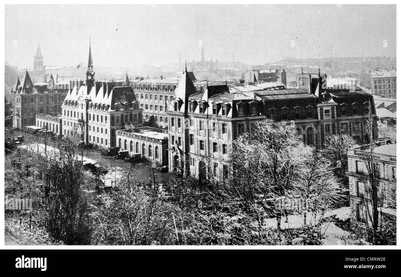 1918 Hôpital militaire américain No 1 Hôpital Ambulance américaine Paris France Banque D'Images