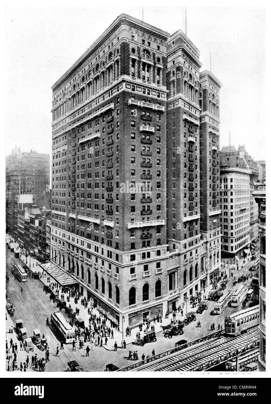 1918 New York Grand Hotel Banque D'Images