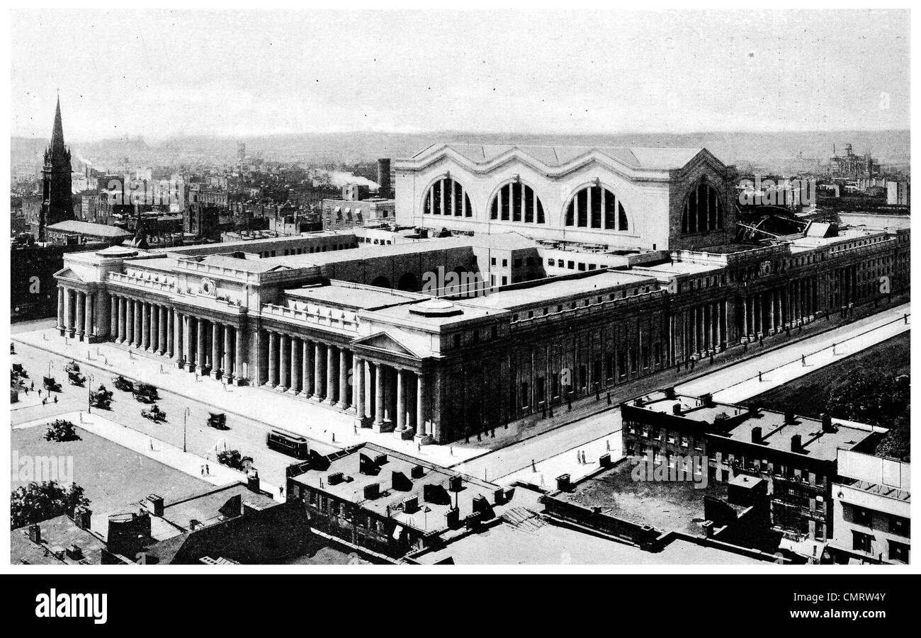 1918 Pennsylvania Station New York City Banque D'Images