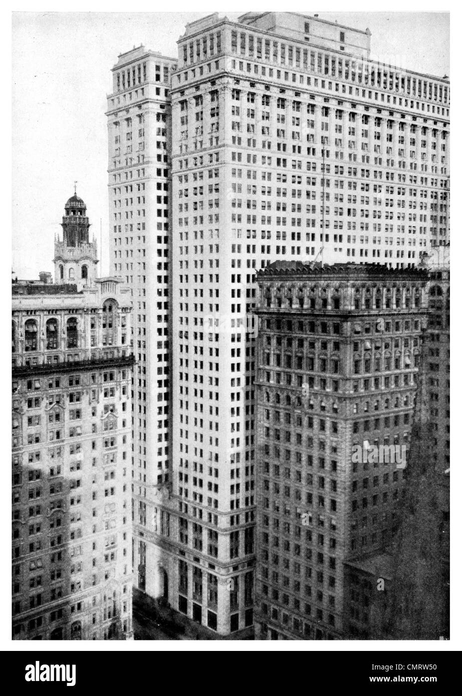 1918 Le bâtiment structure équitable Bureau de New York du racleur de ciel Banque D'Images