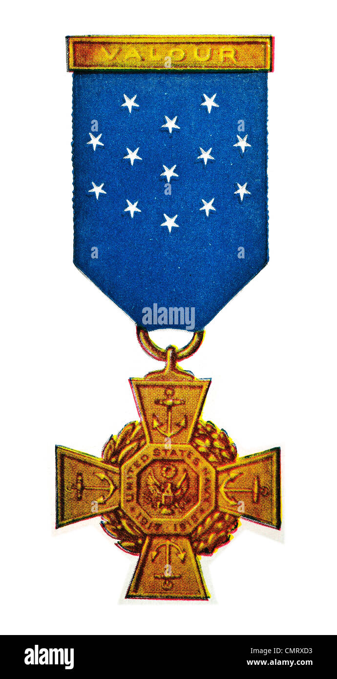 Médaille d'honneur 1919 United States Army Banque D'Images