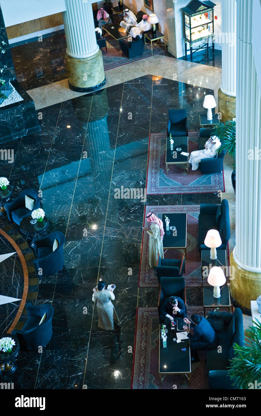 La ville de Manama, Bahreïn, Seef trimestre, le Ritz Carlton Hotel Banque D'Images
