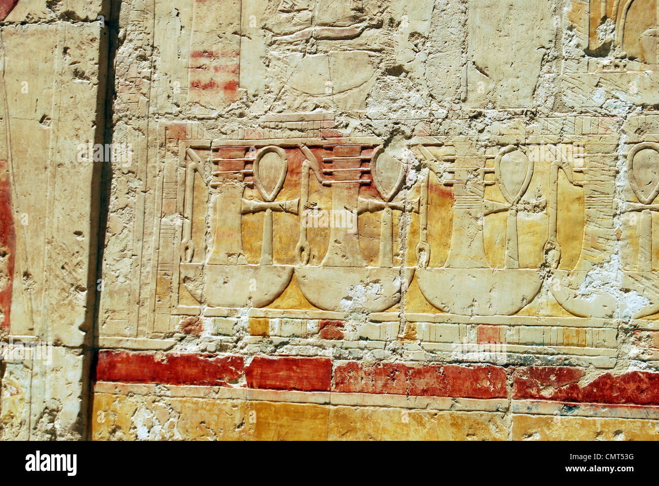 Numéro 3080 temple Hatshepsut Banque D'Images
