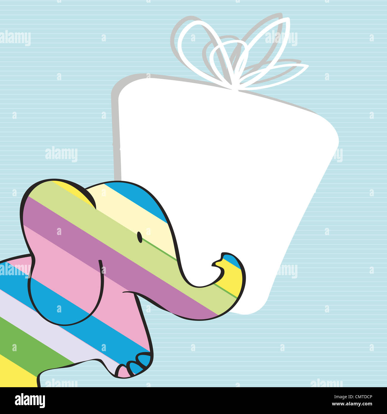 Carte Mignon Sur Journee Speciale Par Exemple D Anniversaire Photo Stock Alamy