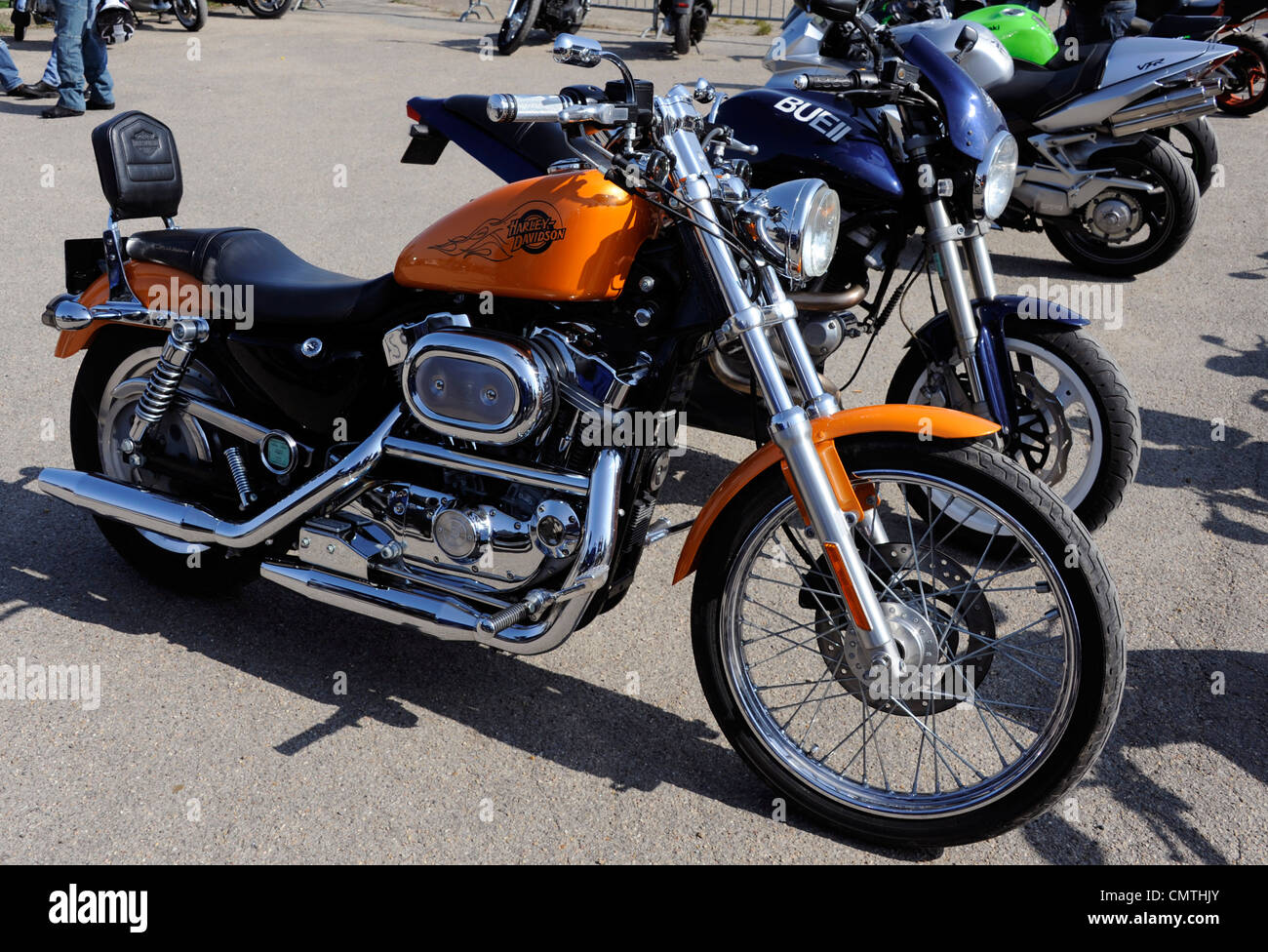 Harley - Davidson Sportster, moto, made in USA Banque D'Images