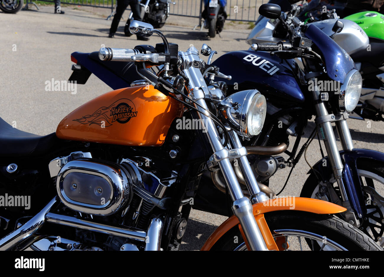 Harley - Davidson Sportster, moto, made in USA Banque D'Images