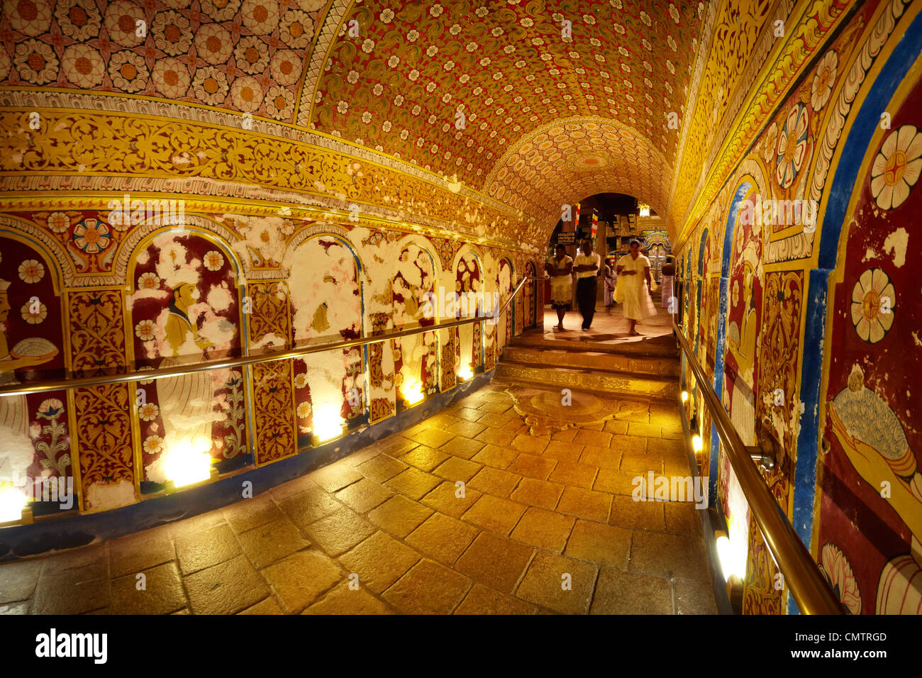 Sri Lanka - Temple de la dent, Kandy, Sri Dalada Maligawa, UNESCO World Heritage Site, sanctuaire bouddhiste Banque D'Images