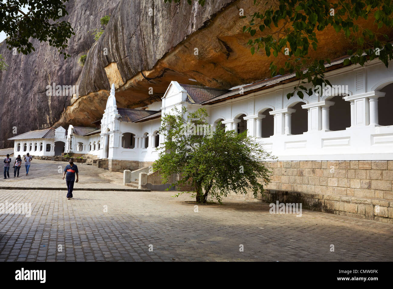 Sri Lanka - Buddish Cave Temple Dambula, Kandy province, Site du patrimoine mondial de l'UNESCO Banque D'Images