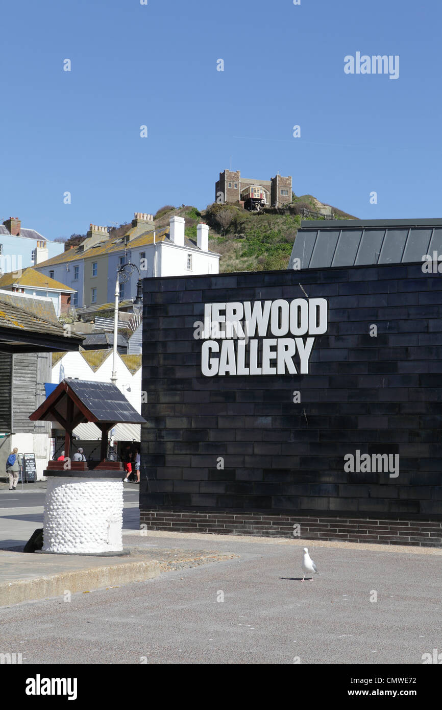 The Jerwood Art Gallery Hastings Old Town Stade East Sussex Angleterre GB. Maintenant appelé la Hastings Contemporary Art Gallery. Banque D'Images