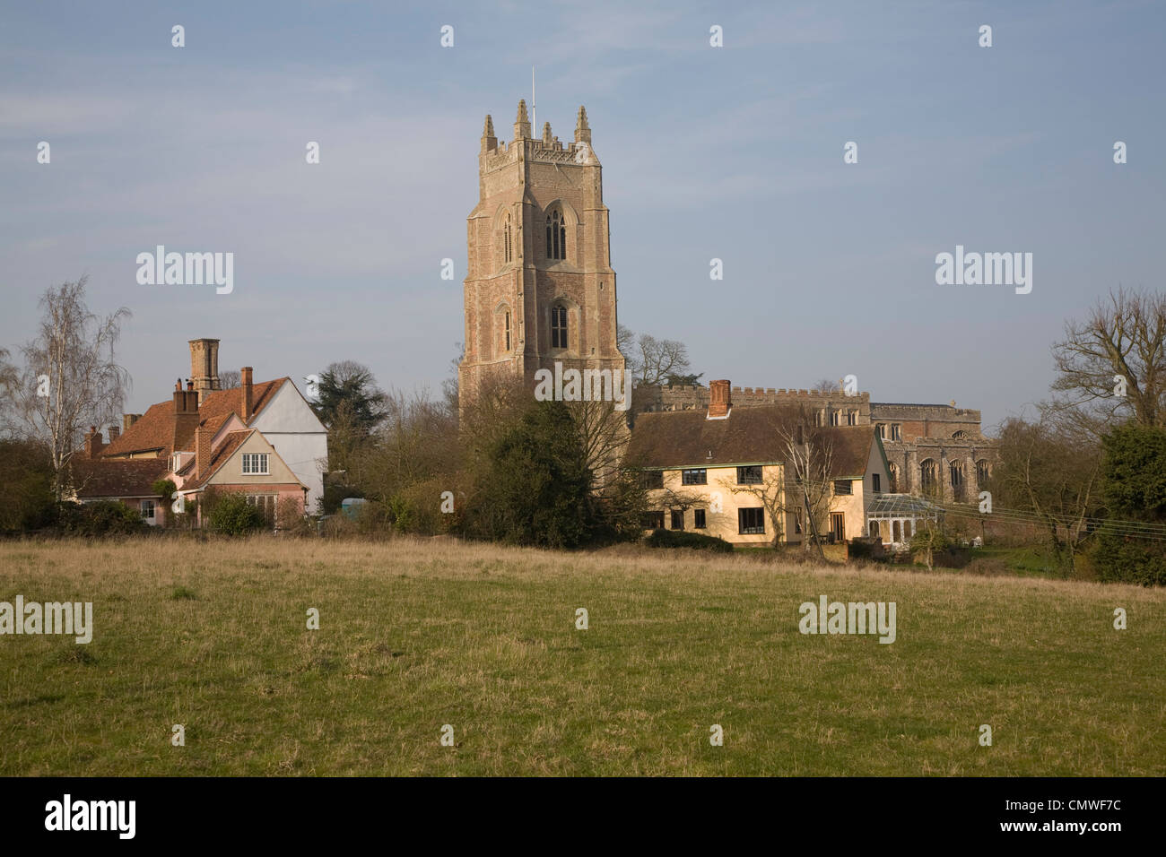 Église paroissiale Saint Mary Stoke by Nayland, Suffolk, Angleterre Banque D'Images