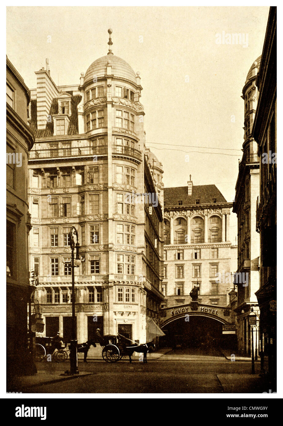 1905 Savoy Hotel London Banque D'Images