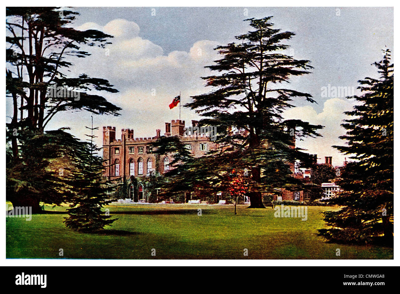 1905 Maison Watford Hertfordshire Angleterre Cassiobury Park UK Banque D'Images
