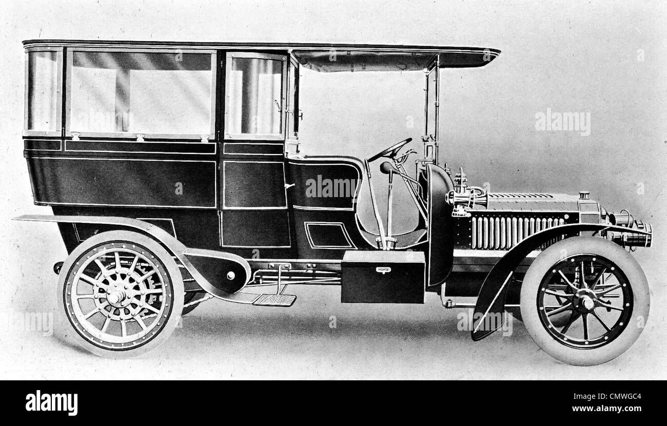1905 voiture à moteur Rolls-Royce Banque D'Images