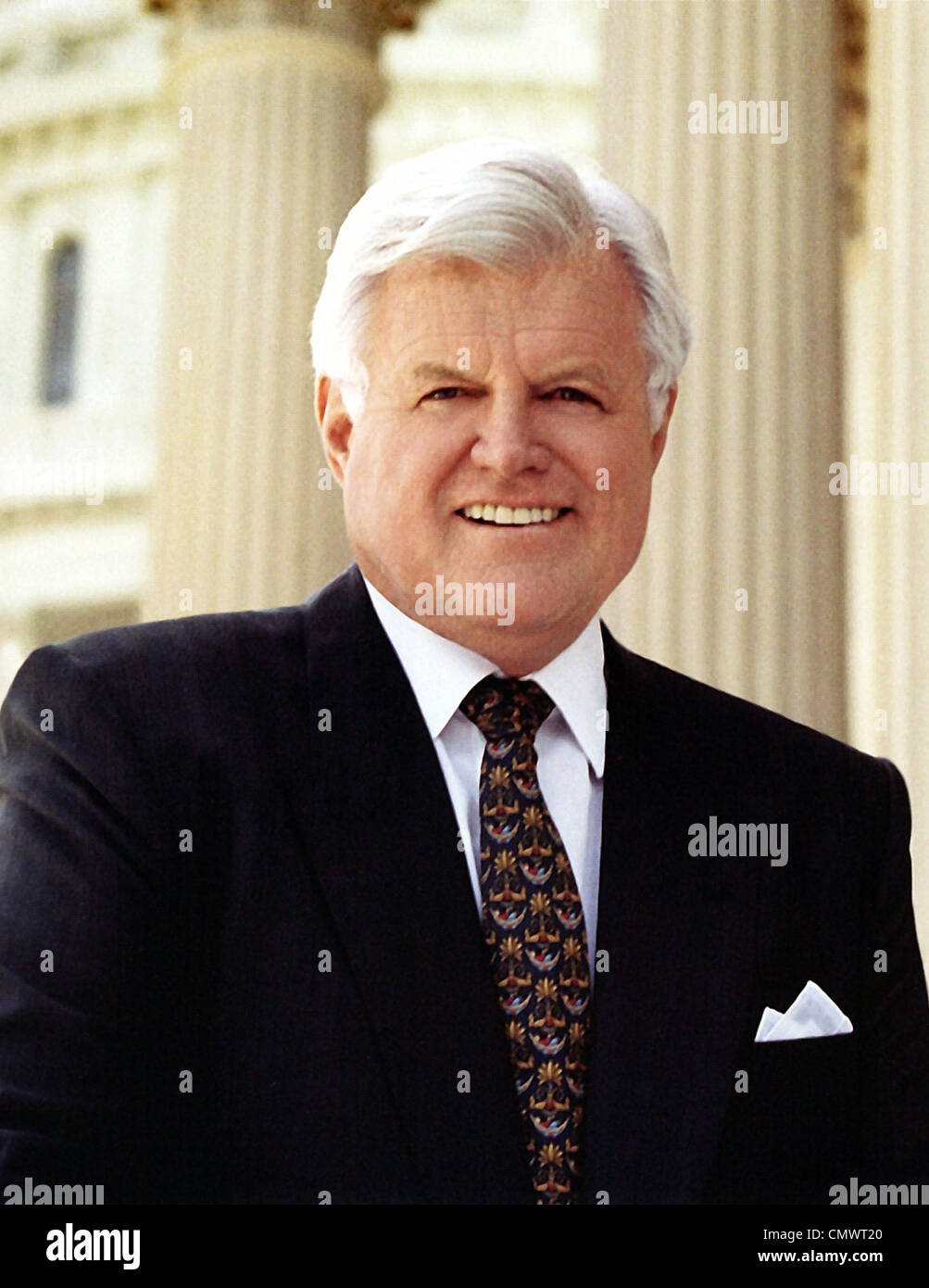 EDWARD "TED" Kennedy (1932-2009) Sénateur américain Banque D'Images