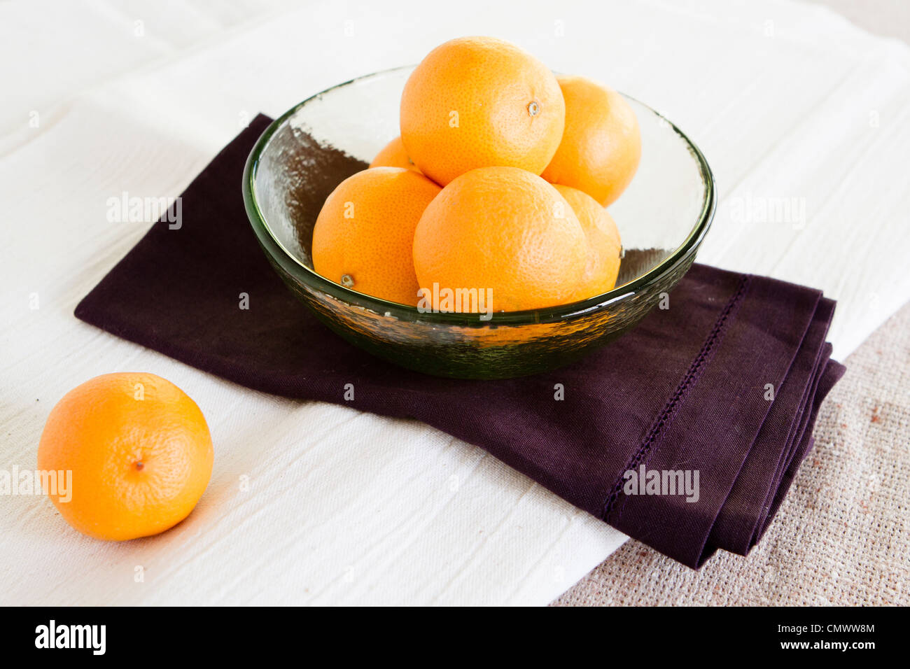 Pixie tangerines de Ojai, en Californie. Banque D'Images