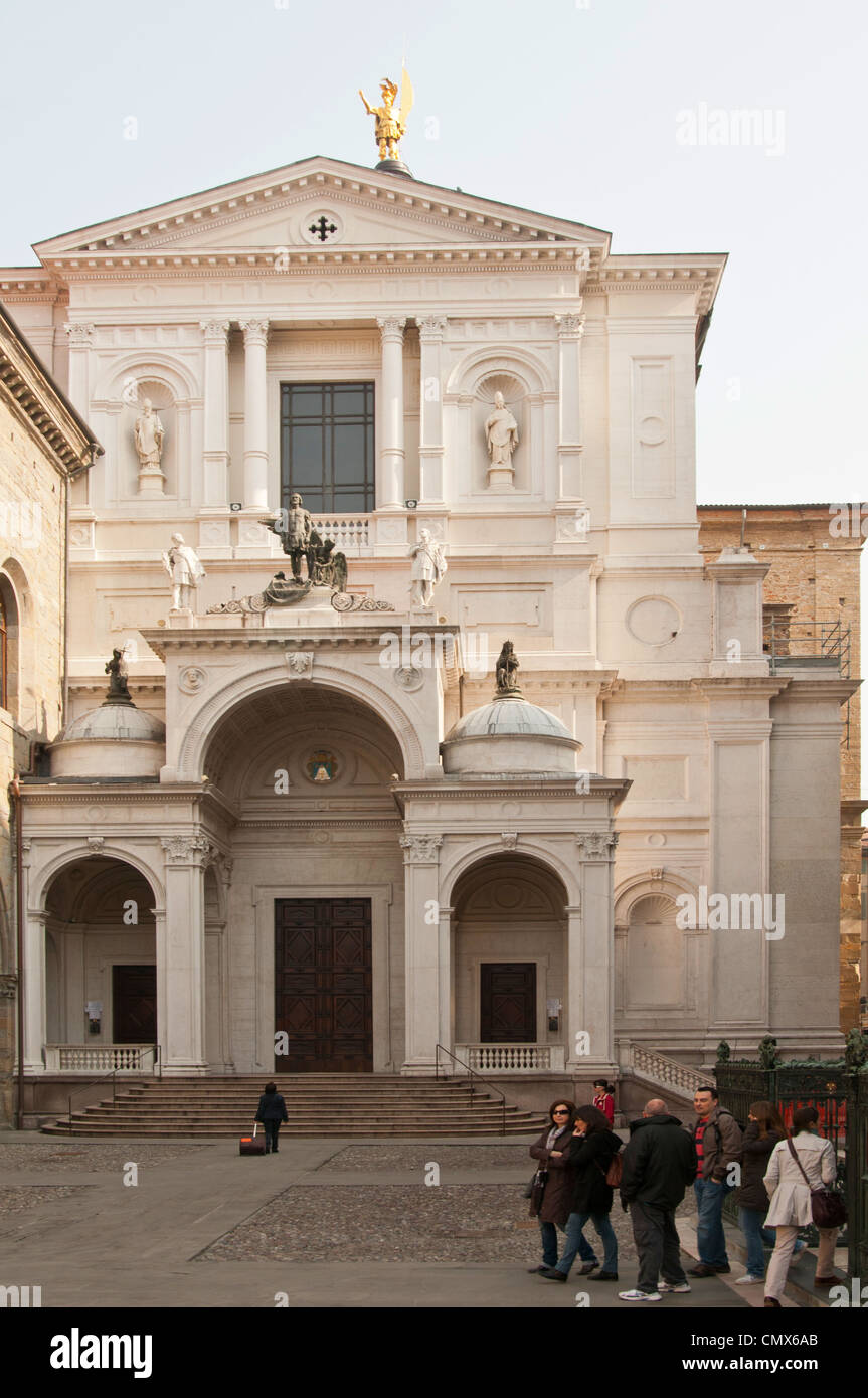 Chapelle catholique Duomo à Bergame Città Alta Italie Banque D'Images