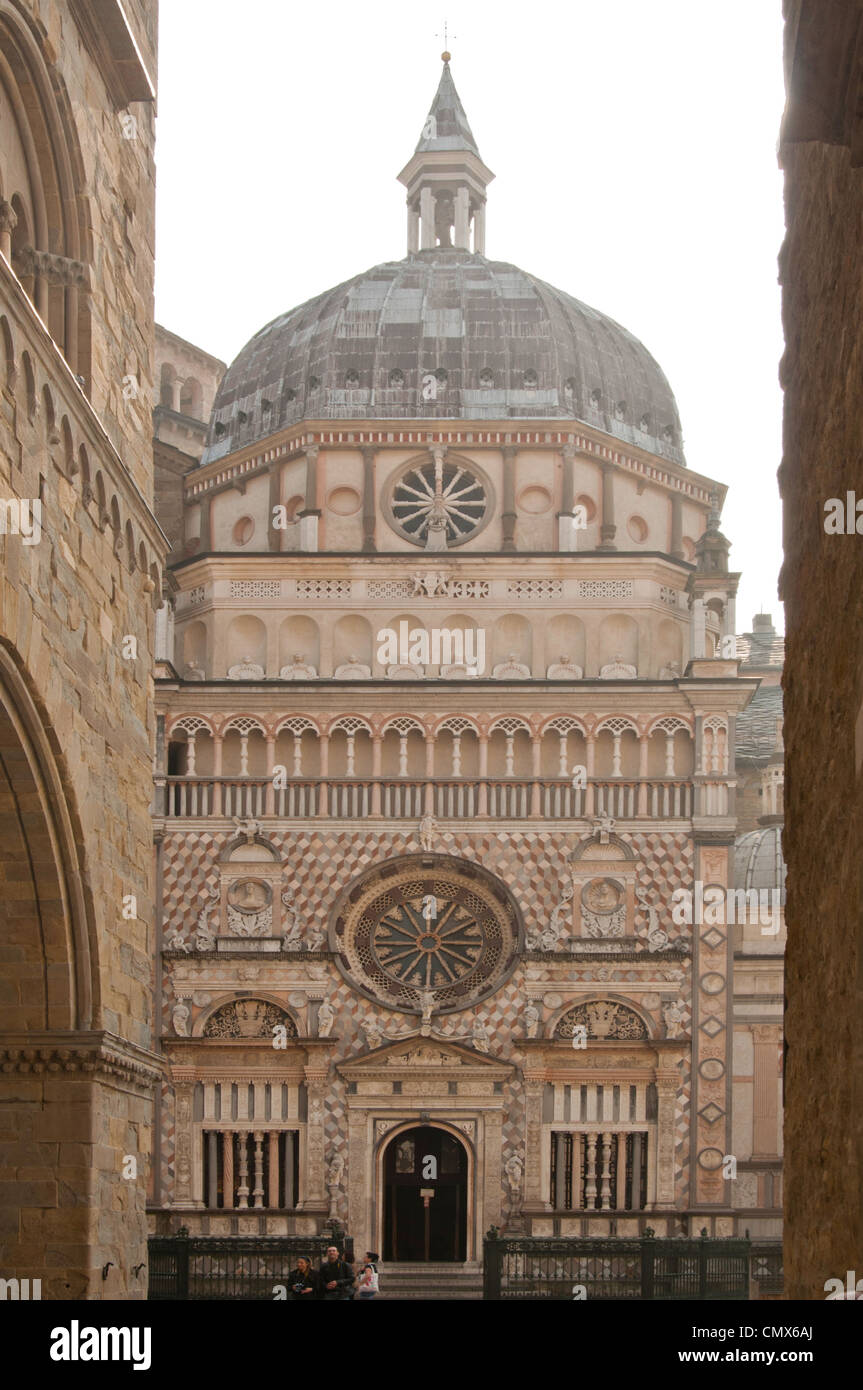 Cappella Colleoni chapelle catholique à Bergame Città Alta Italie Banque D'Images