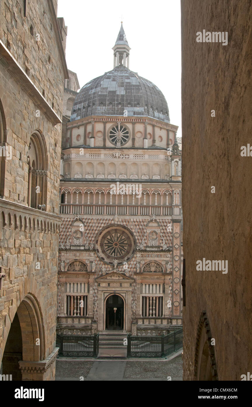 Cappella Colleoni chapelle catholique à Bergame Città Alta Italie Banque D'Images