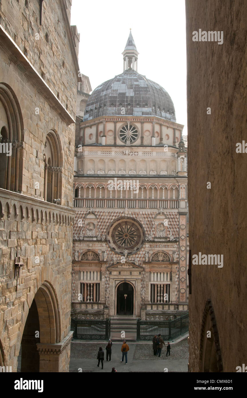 Cappella Colleoni chapelle catholique à Bergame Città Alta Italie Banque D'Images