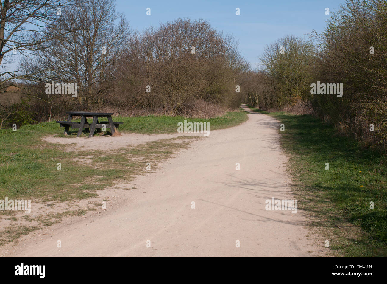 Les lignes sentier, Kippax Banque D'Images