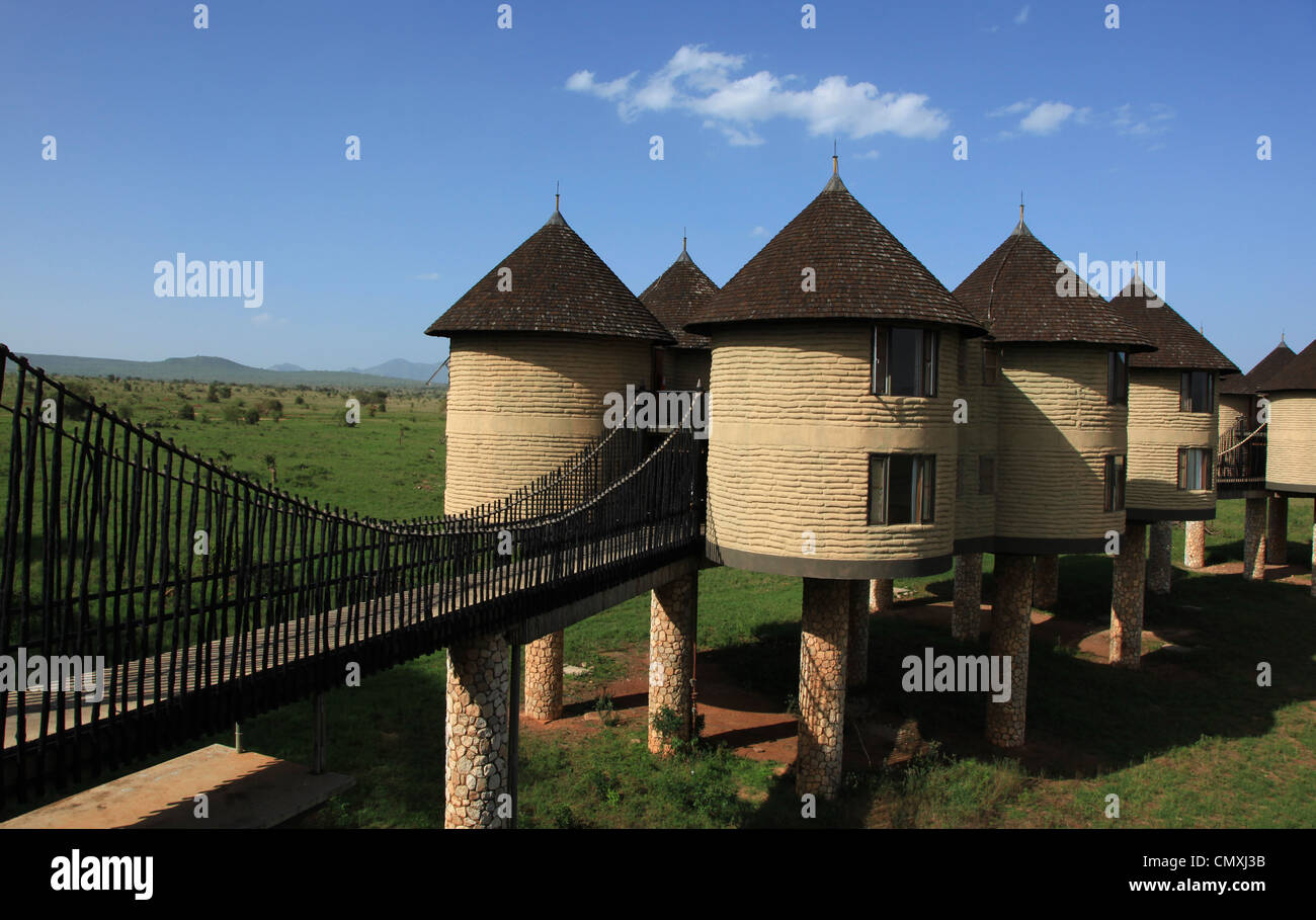 Sarova Saltlick Lodge Safari Kenya Banque D'Images
