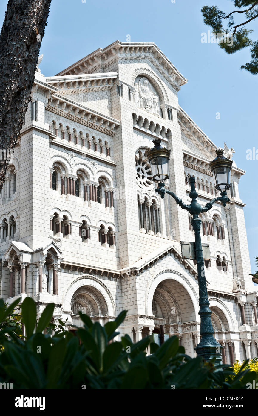 La Cathédrale de Saint Nicolas à Monaco. Banque D'Images