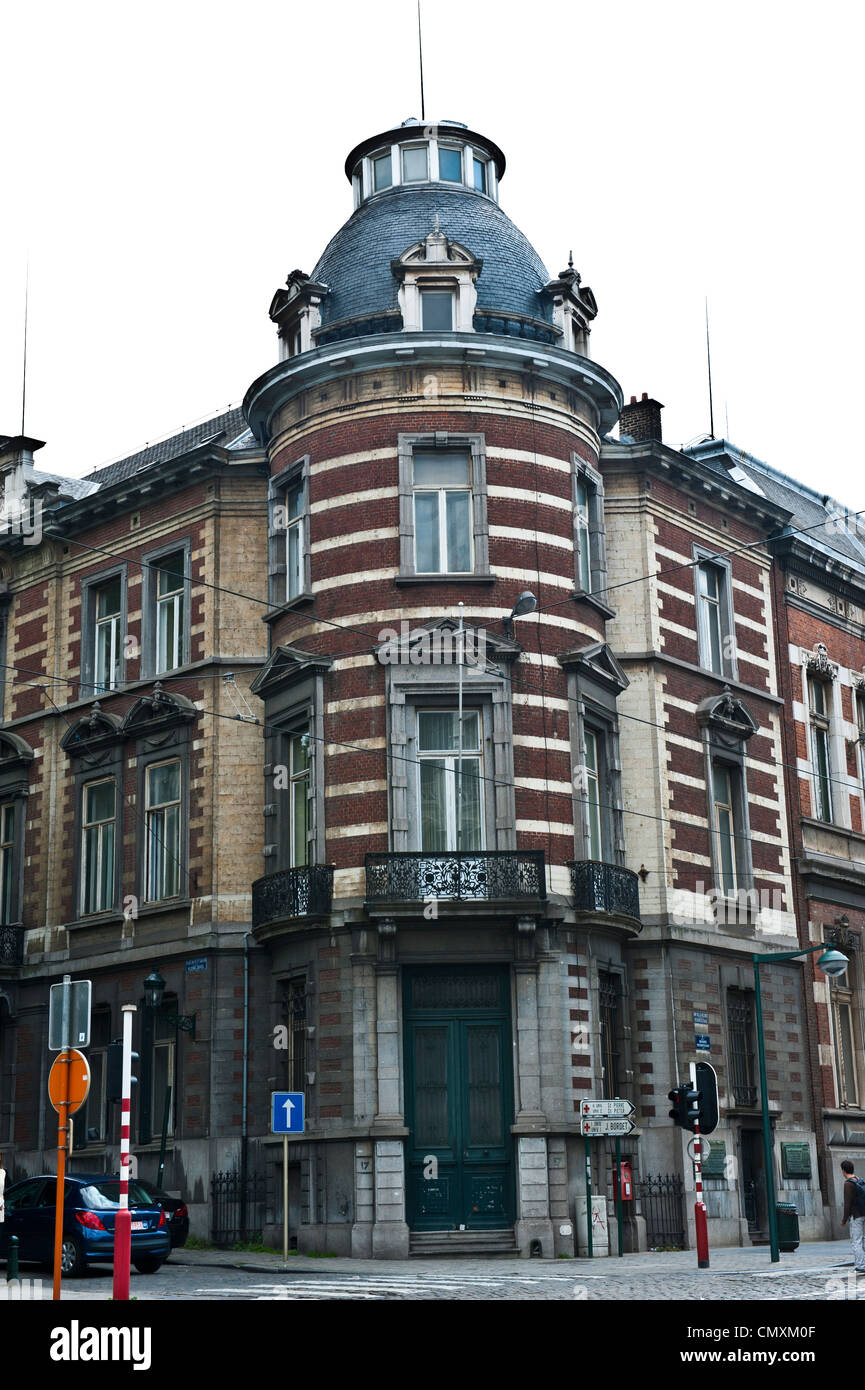 Ancien bâtiment de Bruxelles en Belgique. Banque D'Images