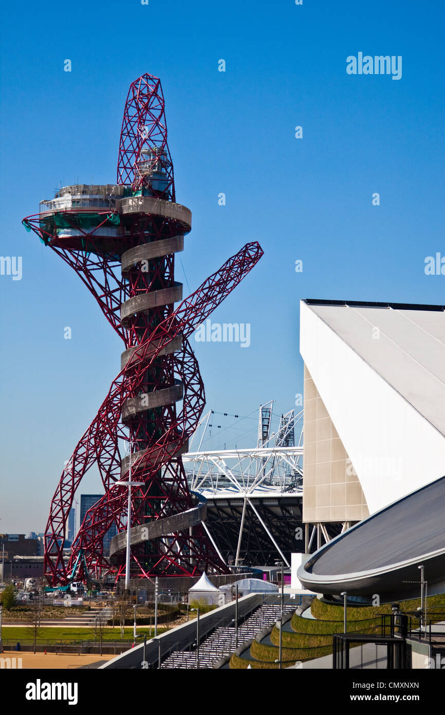 Le parc olympique de Londres Banque D'Images