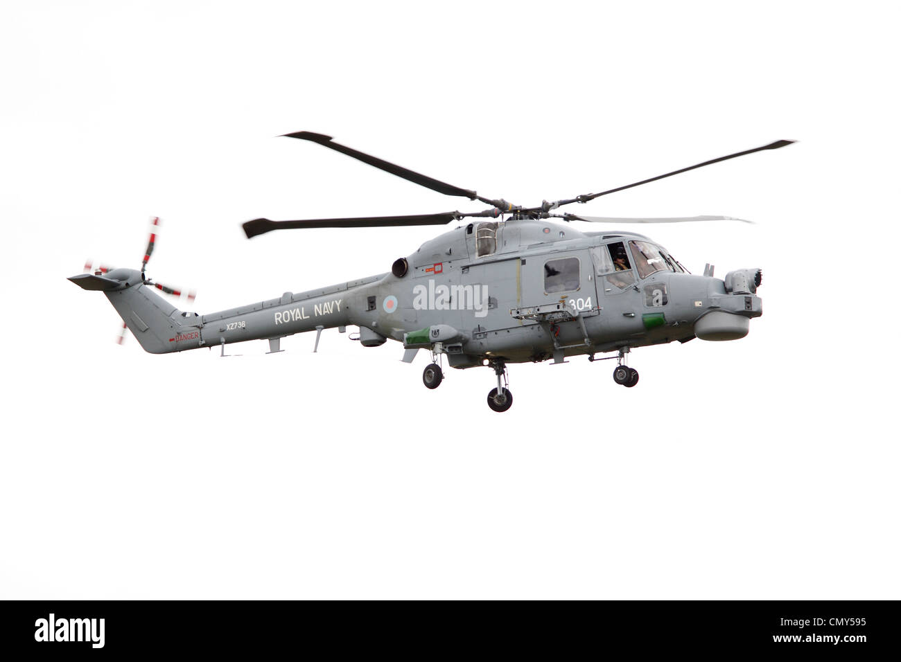 La Marine royale Westland Lynx HMA8XZ736 DAS Banque D'Images