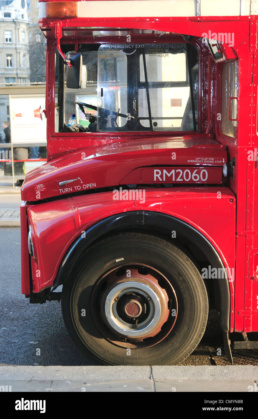 AEC Routemaster Bus (non' 2060) The Strand, Londres, Angleterre. Banque D'Images