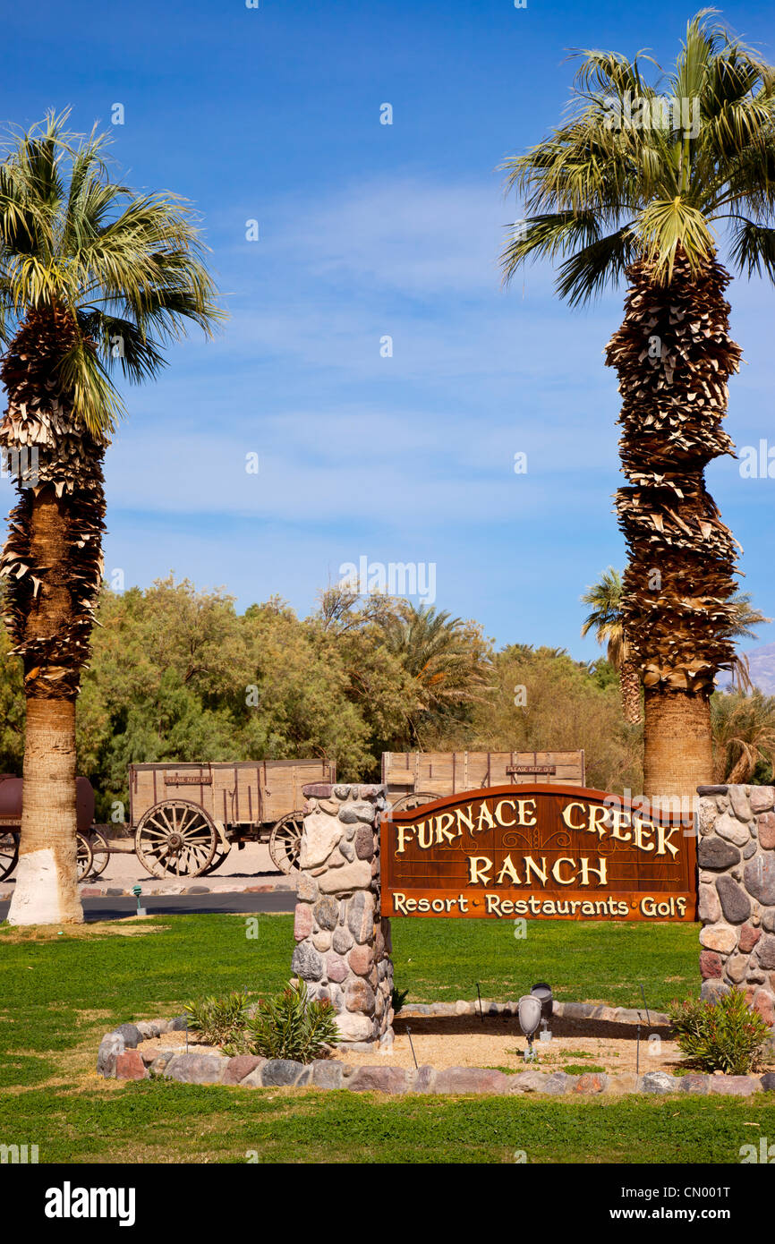 Furnace Creek Ranch, Death Valley National Park, California USA Banque D'Images