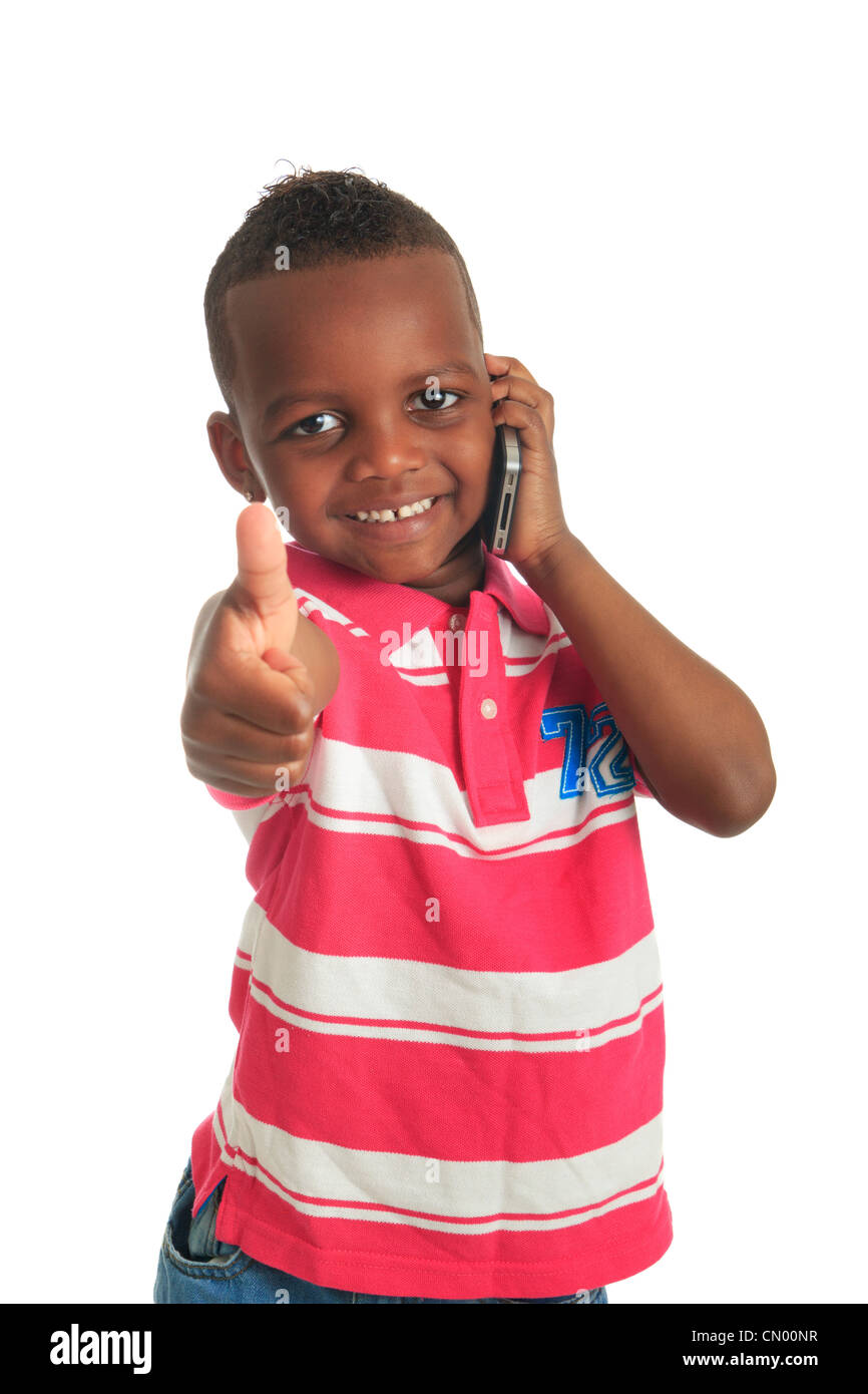 L Enfant Noir Africain Americain Avec Les Cheveux Boucles Telephone Metisse Isoles Photo Stock Alamy L Enfant Noir Africain Americain Avec Les Cheveux Boucles Telephone Metisse Isoles Photo Stock Alamy