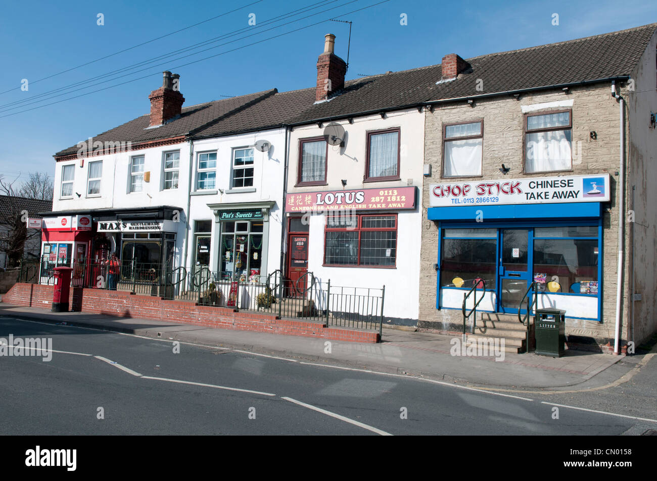 Kippax high street Banque de photographies et d’images à haute