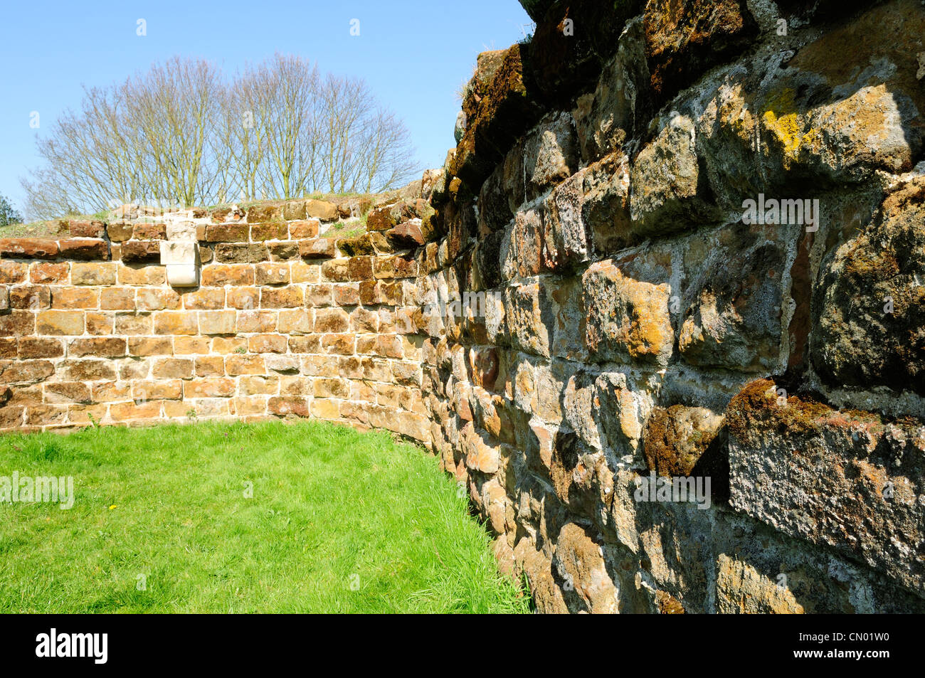 Château de Bolingbroke. Angleterre Lincolnshire Banque D'Images