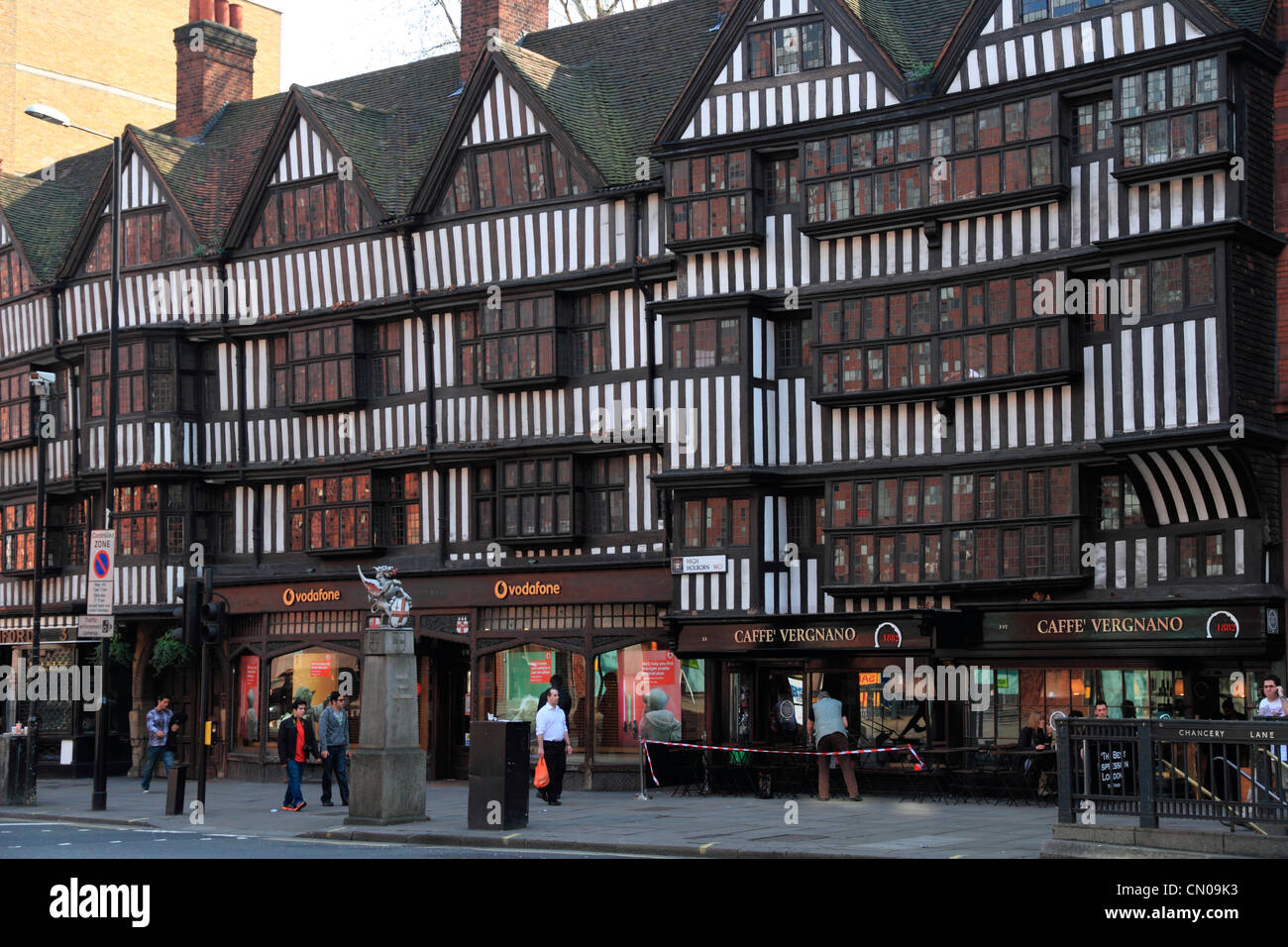 Angleterre Londres Holborn Staple Inn bâtiments Banque D'Images