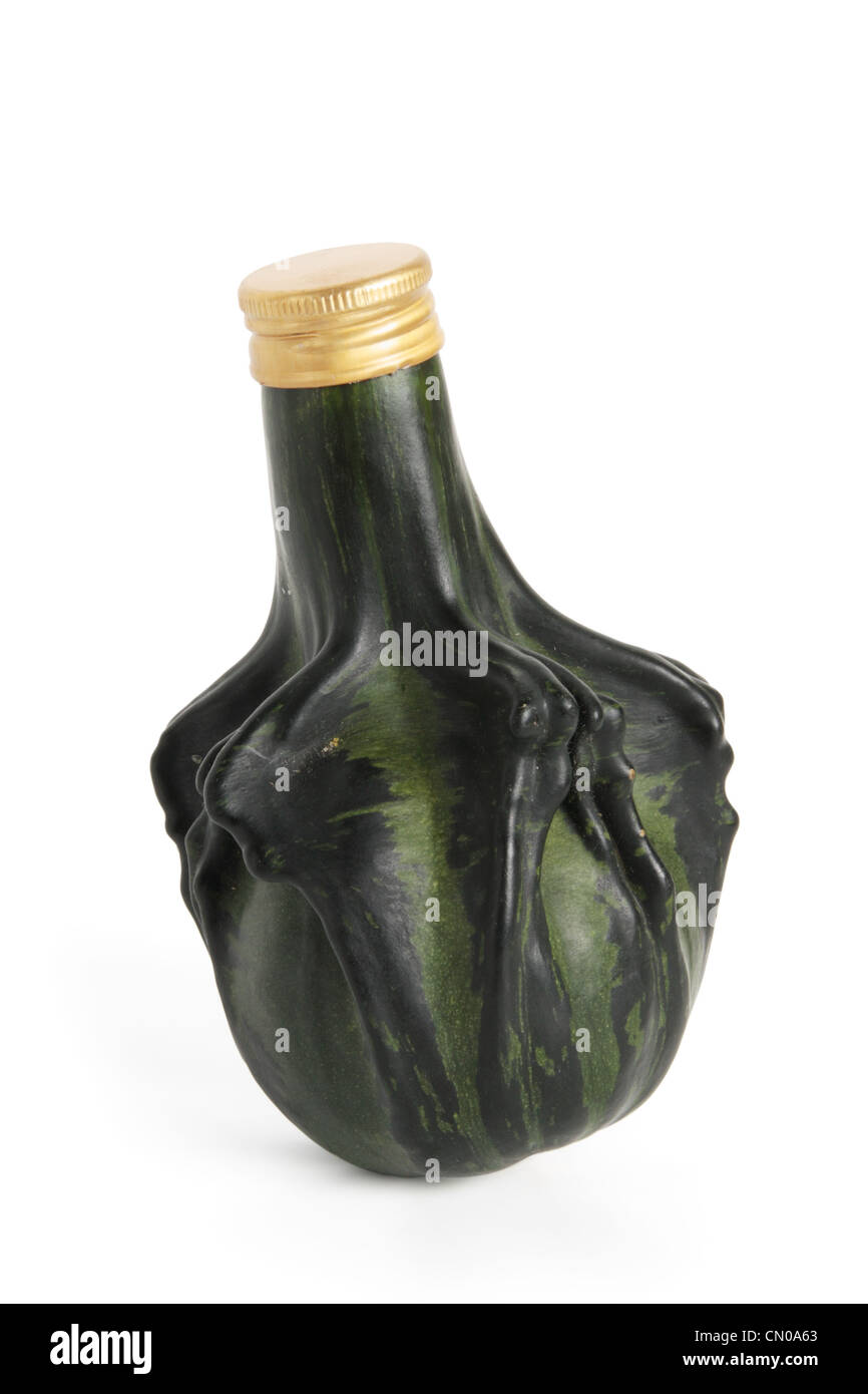 Bouteille avec genie Banque D'Images