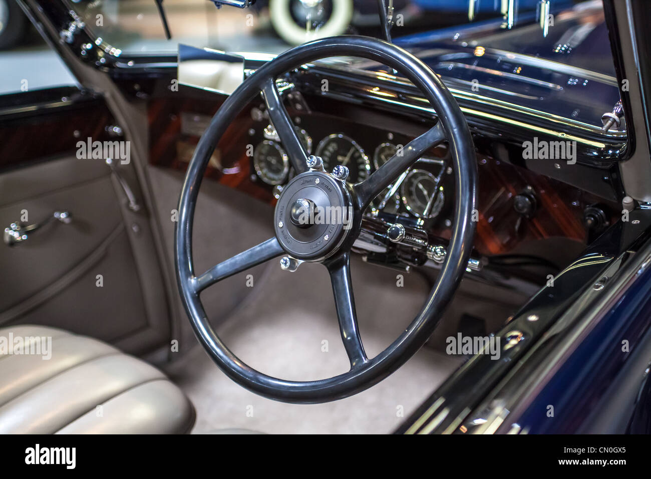 1935 Hispano Suiza J12 Drophead coupé au Mullin Museum Oxnard en Californie Banque D'Images