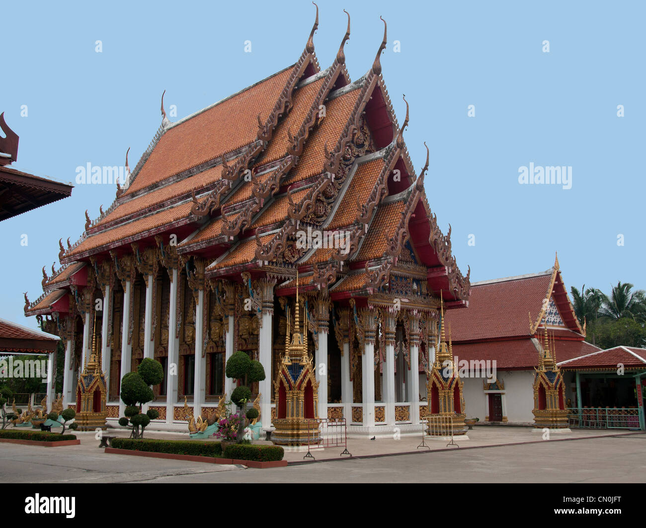 Temple thaïlandais à Bangkok, Thaïlande Banque D'Images