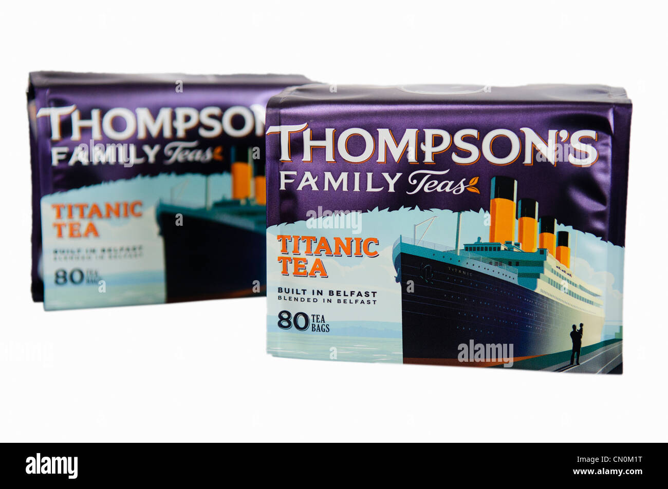 La famille Thompson Titanic Plateau Banque D'Images