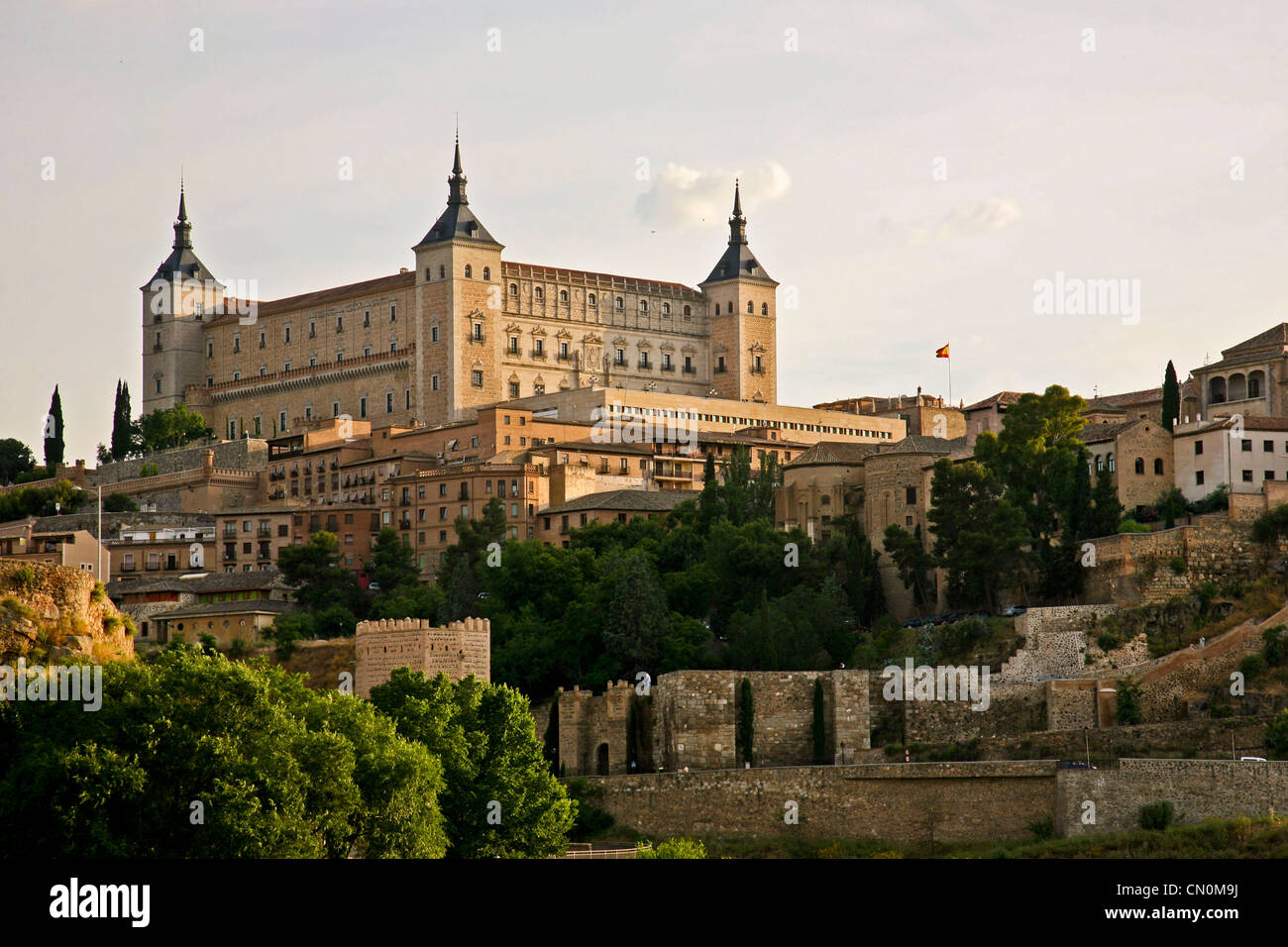 Europe Espagne Castille La Mancha - Alcazar de Tolède Banque D'Images