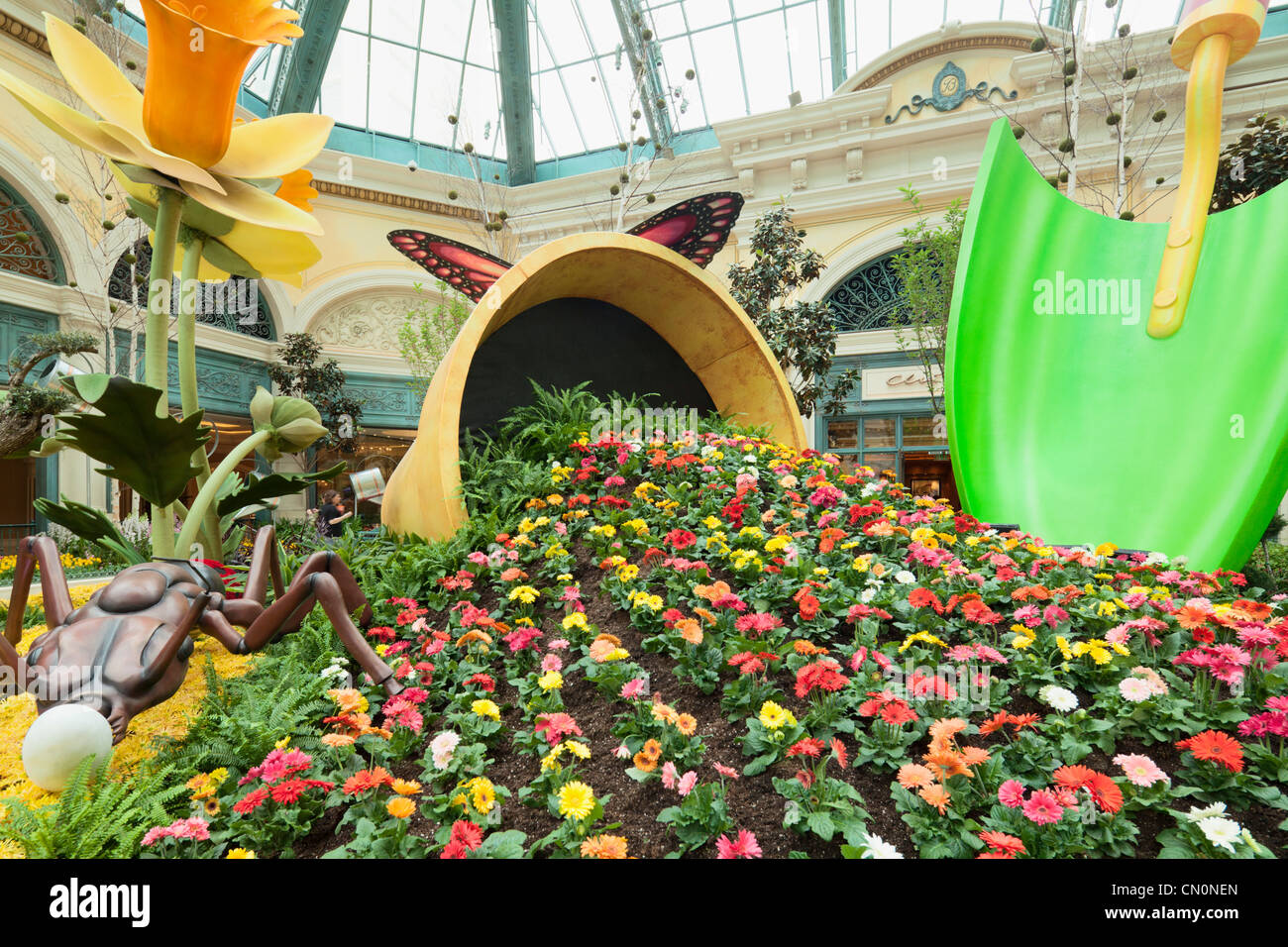 Printemps 2010 Conservatoire Bellagio Las Vegas Paradise Banque D'Images