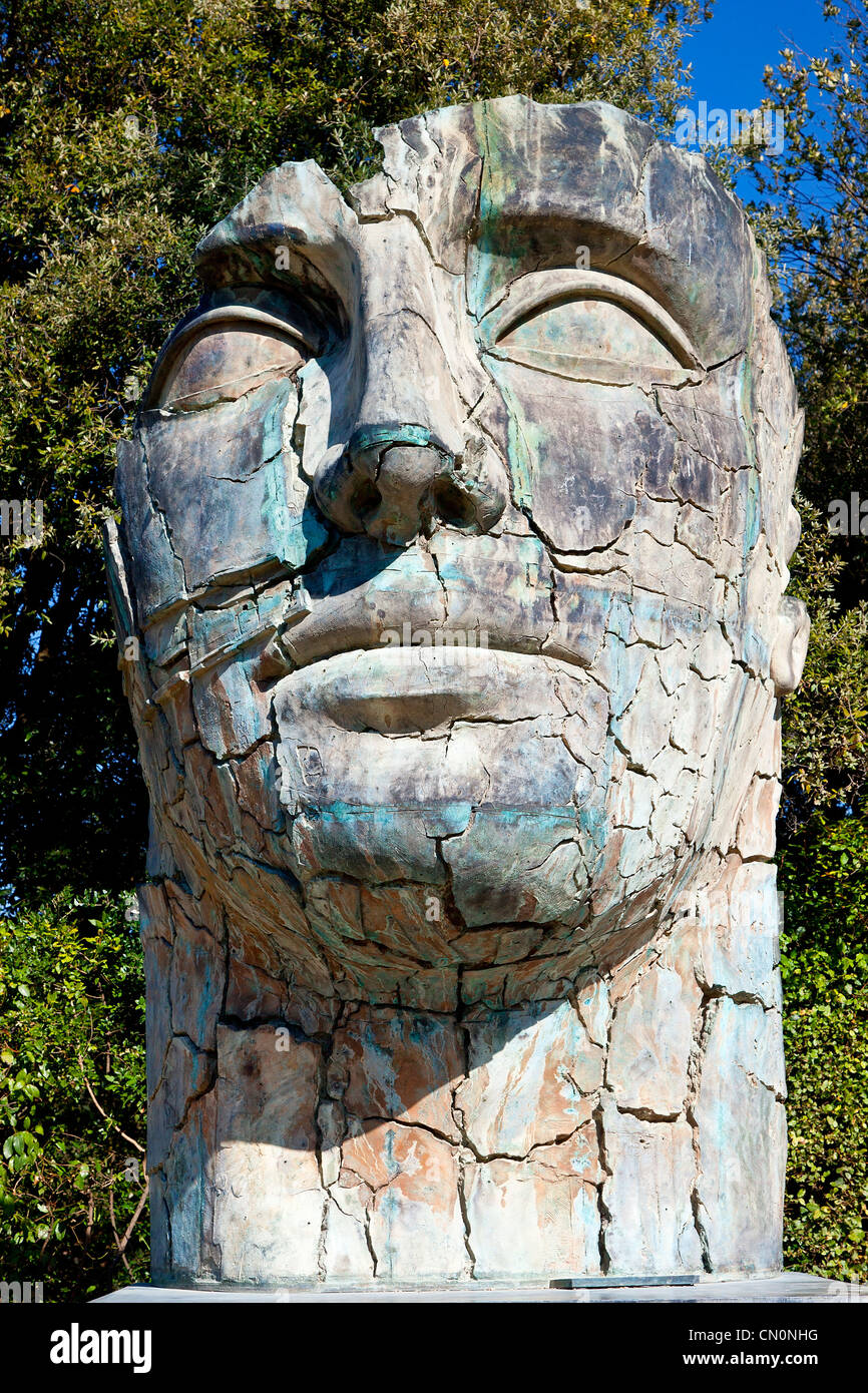 L'Europe, Italie, Florence, Igor Mitoraj Sculpture dans le jardin de Boboli Banque D'Images