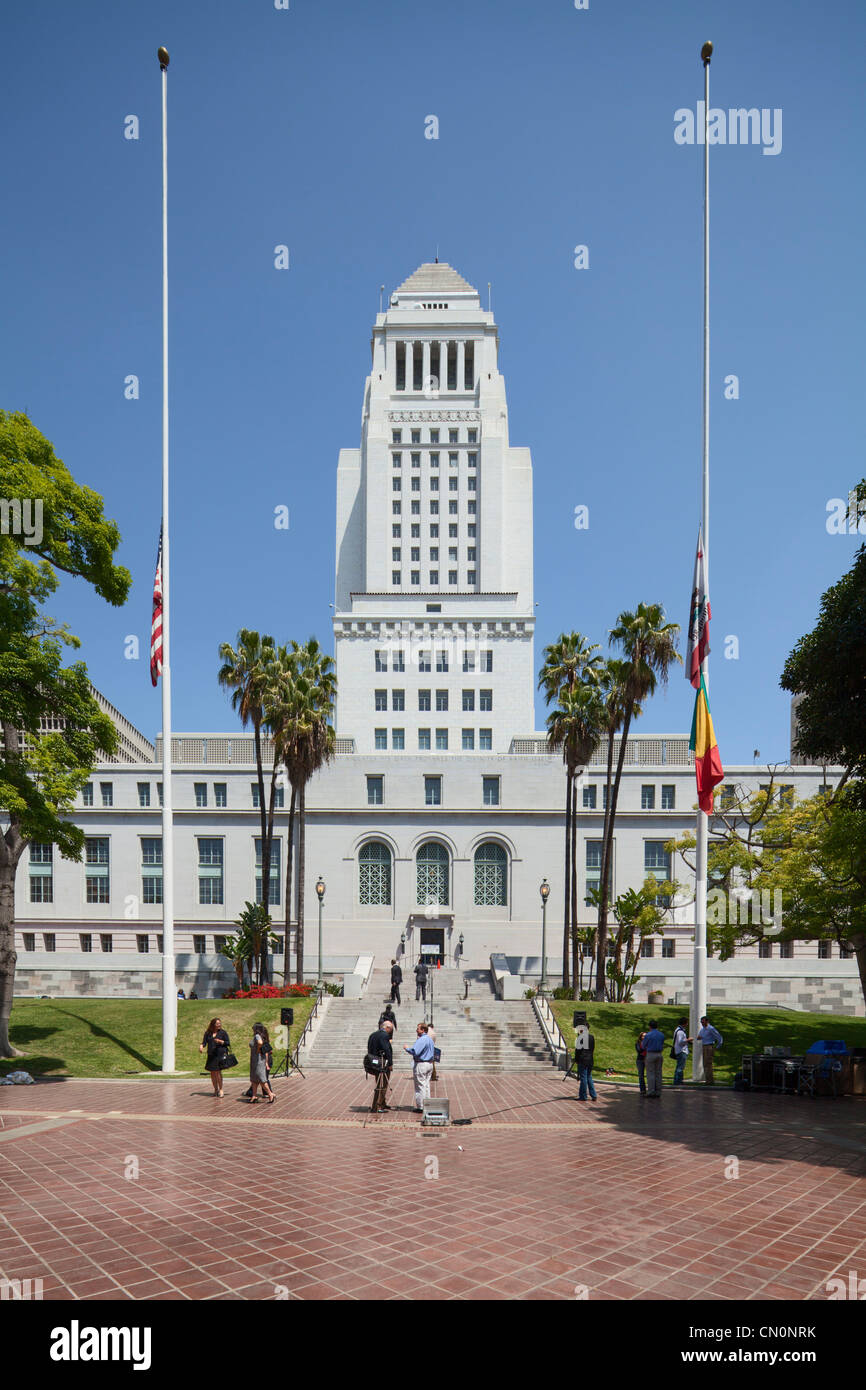 Los Angeles City Hall Banque D'Images