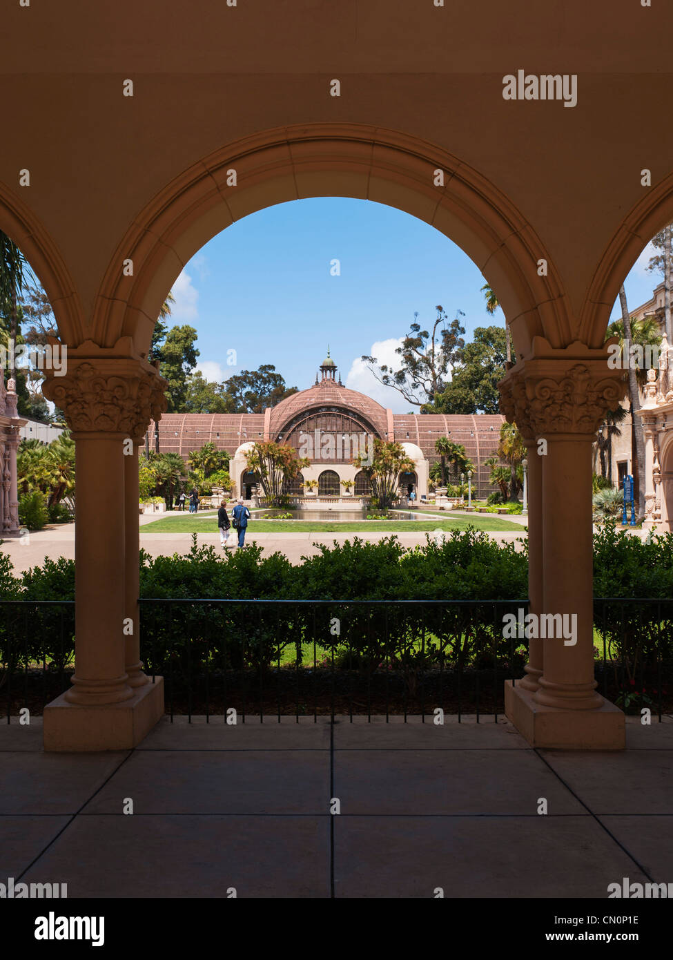 Bâtiment de botanique, San Diego Banque D'Images