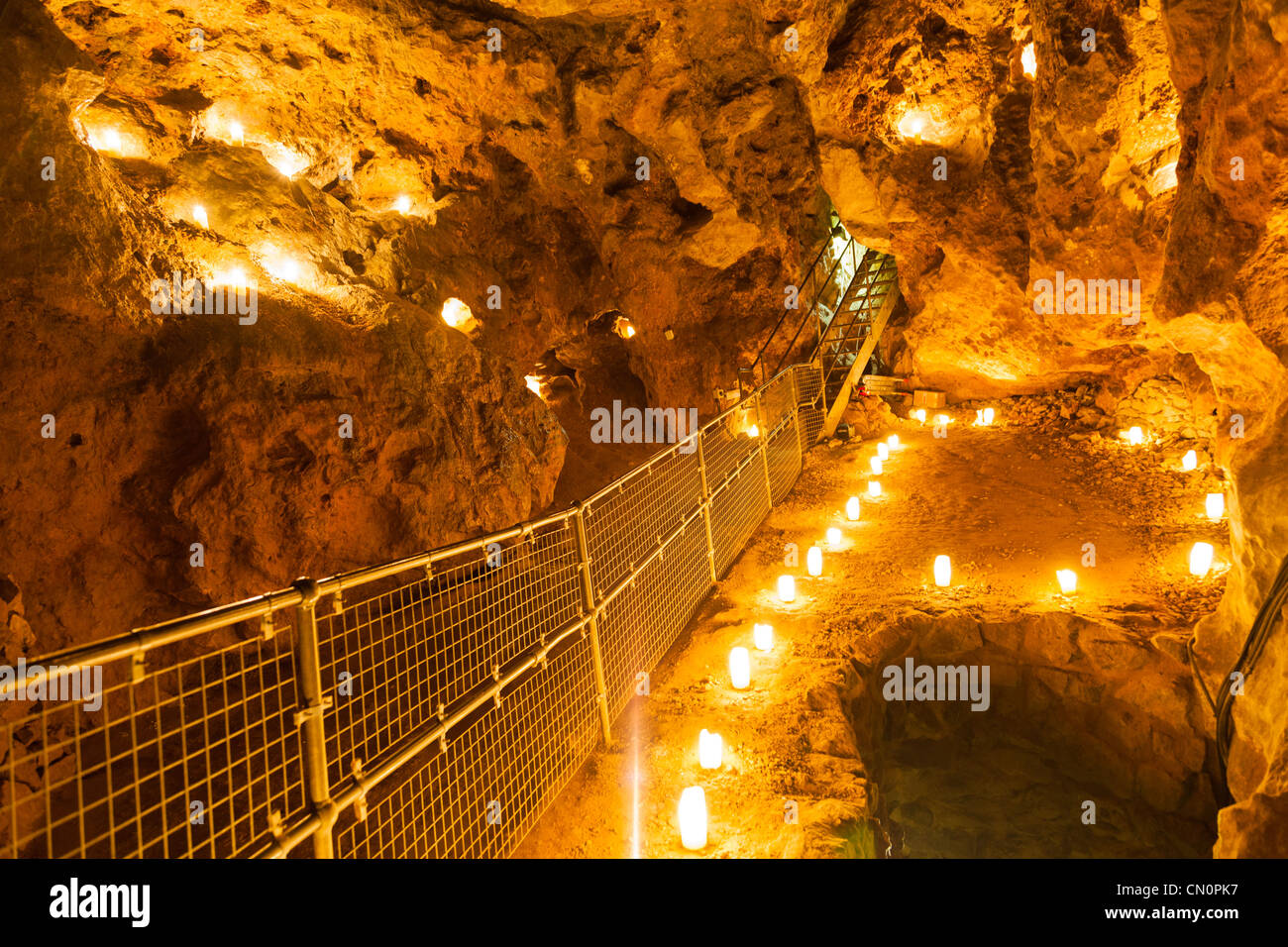 Une grande caverne Masson Heights of Abraham Matlock Banque D'Images