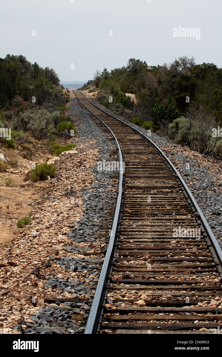 Train Reroute Tracks Rail road tracks Banque de photographies et d’images à haute résolution ...