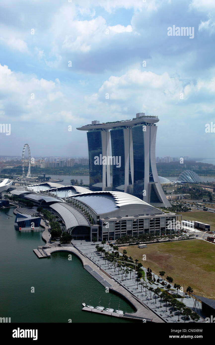 Marina Bay Sands Resort and Casino, Singapour Banque D'Images
