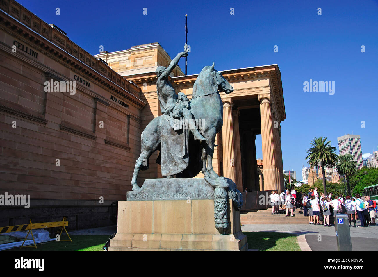 L'Art Gallery of New South Wales (AGNSW), le domaine, Sydney, New South Wales, Australia Banque D'Images